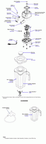 Part Location Diagram of 990059900 Hamilton Beach Jar Pad